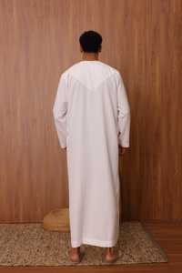 Lightweight Jubba Premium Islamic Men's Wear Stylish Arabian Attire Breathable Cotton Fabric Casual Thobes XS Size for Summer - Product Image 2