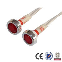 Calentador de agua mini de plástico con indicador CE, luz led de señal para calentador de agua, 10mm, 220v, 12v, 24v, 110v