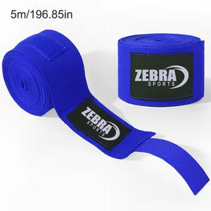 Vendas de Boxeo de Algodón Personalizadas de 5 Metros - Protección de Muñeca Transpirable y Ecológica para Entrenamiento de MMA y Boxeo Tailandés - Product Image 4