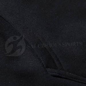 Ensemble de sport SALUBRIOUS SPORTS pour homme, grande taille, 2 pièces, jaune et noir, en molleton épais écologique, sweat-shirt et pantalon de survêtement - Product Image 4