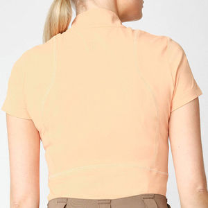 Couches de base équestres faites en usine chemise de spectacle d'équitation hauts femmes vêtements équestres chemises Jodhpur et culottes - Product Image 3