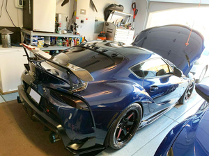 Aileron haut de Offre Spéciale en fibre de carbone léger de Style Volt pour Toyota <span class=keywords><strong>Supra</strong></span> A90 A91 <span class=keywords><strong>MK5</strong></span> 2019 et plus - Product Image 3