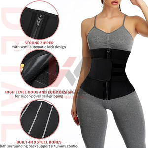 Neoprene Waist Trainer Corset Sweat Belt Women Adjustable Compression Cincher Band for Tummy Control, Back Support - Product Image 2