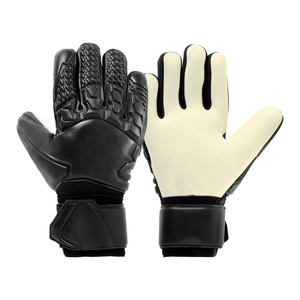 Nouvel arrivage de gants de gardien de but de football en cuir confortables sur mesure avec fermeture à lacets respirante vente à chaud de gardien de but de football - Product Image 5
