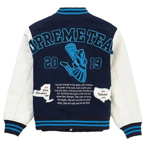 แจ็คเก็ตวาร์ซิตี้ทรงสลิมฟิตสำหรับฤดูหนาว คุณภาพสูง แบบสั่งทำได้ สำหรับทั้งชายและหญิง แขนหนัง ปักลายเชนิลล์ บริการ ODM OEM - Product Image 6