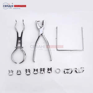 Venta al por mayor de 8 piezas de alta calidad de dientes eléctricos juego de fórceps de extracción de instrumentos quirúrgicos y accesorios de taladro - Product Image 5