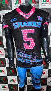 Maillot de football américain maillot de fan parent sublimation broderie grande taille support personnalisé Fabricant d'usine Pakistan - Product Image 5