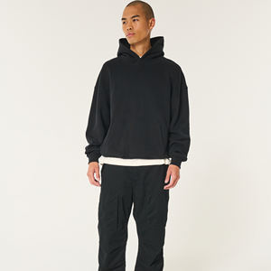 Personnalisé Écologique Plaine Ras Du Cou Sweat À Capuche Broderie Grande Taille Pull À Capuche - Product Image 2