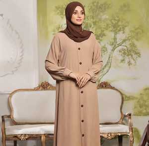 Moroccan <b>Wedding</b> <b>Abaya</b> for Women Modest and Embroidered with Beautiful Tussle Designs Natural Waistline-Wholesale - Product Image 6