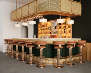 <span class=keywords><strong>Tabouret</strong></span> de bar pivotant réglable en <span class=keywords><strong>acier</strong></span> inoxydable doré de luxe personnalisé pour restaurant occidental et mobilier de café - Product Image 1
