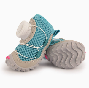 Cute Winter Western Reflective Anti-Slip Fleece Fabric Dog Shoes with Adjustable Twist <b>Lock</b> Waterproof & Warm Breathable - Product Image 3