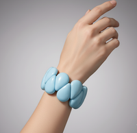 Pulsera de Resina Personalizada al por Mayor |   Pulsera de Resina Gruesa y Llamativa |   Joyería de Moda para Mujer, Brazalete de Resina Acrílica