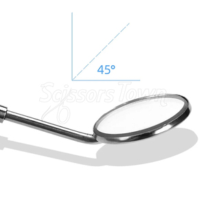 Espejo de pestañas con logotipo personalizado con superficie antivaho y agarre ergonómico para técnicos y salones de pestañas - Product Image 3