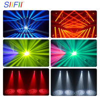 Mini projecteur de scène mobile 295W avec RGBW, IP33, contrôle DMX512, CRI 70 élevé pour DJ, clubs, mariages et événements religieux