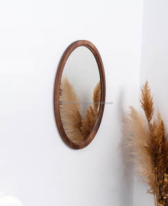 Espejo de Pared KALATRI de Estilo Antiguo, Hecho a Mano, Ecológico, Ligero y Grueso, con Marco de Madera de Haryana - Product Image 4