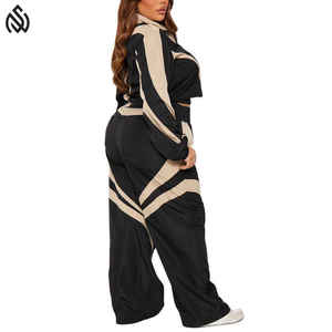 ชุดกันลมของผู้หญิงเสื้อกันลมสไตล์สวมใส่สบายสีตัดกันใหม่สำหรับฤดูหนาวระบายอากาศได้ดีจากโรงงาน - Product Image 4