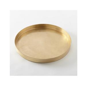 Classic Design Brass <b>Food</b> Serving Platter Customized Size Round Shape Serving Platter For Wedding <b>Party</b> Use - Product Image 2