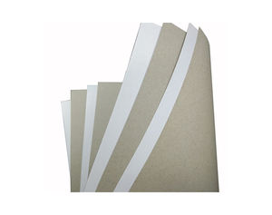 Épaisseur personnalisée carte non revêtue gsm carton laminé lisse kraft blanc puce gris carton papier duplex dos gris - Product Image 3