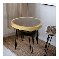 Mesa de comedor extensible moderna, pieza central, sala de estar, madera y Metal, alta calidad, recién llegados, precios económicos
