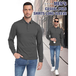 OEM 100% cotone colletto personalizzato per <span class=keywords><strong>Polo</strong></span> da uomo veloce asciutto Plain <span class=keywords><strong>Polo</strong></span> da Golf con Logo frontale Casual modello solido - Product Image 5