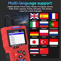 Escáner T300 Pro Car OBD2, herramienta de diagnóstico de fallas de motor eficiente Popular, herramienta de lector de código