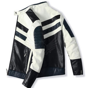 Chaqueta de cuero para carreras de motos con costuras superiores, chaquetas de cuero para moto y la mejor calidad - Product Image 2