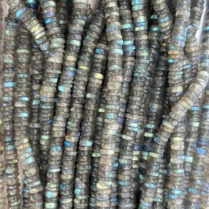 ลูกปัดหินลาบราดอไรต์ขนาด7มม. - Product Image 2