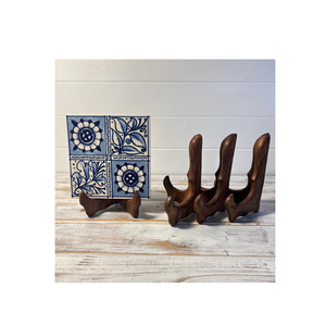 Chevalets de présentoir de plat en bois pour cadre photo et horloge pour l'artisanat naturel au meilleur prix - Product Image 5