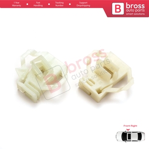 Clips de réparation de lève-vitre BWR34+BWR63 avant droit pour Polo Classic 6V Caddy MK2 Cordoba MK1 Ibiza MK2 Inca Octavia MK1 1U 6K - Product Image 5