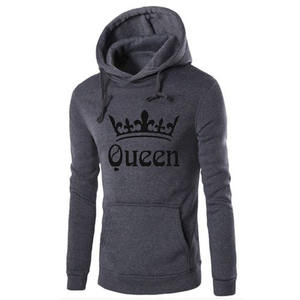 New Fashion Casual <b>Hoodies</b> Pullover Sweatshirt for <b>Men</b>/Women Printed King Queen Spring Winter Tops - Product Image 5