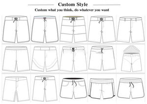 Vêtements pour hommes Short de sport délavé à l'acide Short de jogging d'été en coton avec cordon de serrage pour hommes - Product Image 4