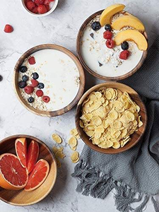 สินค้ามาใหม่ ขายดี ชามไม้กระถินเทศสำหรับเครื่องครัว ชามไม้สไตล์โมเดิร์นขนาดเล็ก ขายโดยชาวอินเดีย - Product Image 4