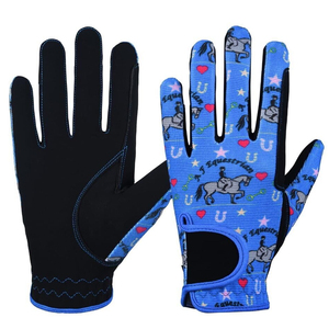 Vente en gros Serino Gants de course de chevaux confortables, respirants, légers, antidérapants, accessoires équestres de sécurité fabriqués - Product Image 5