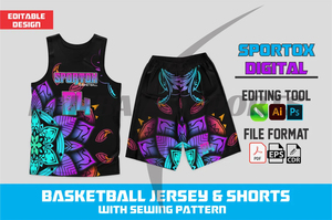 Uniformes Deportivos Personalizados al por Mayor de Fábrica, Uniformes de Baloncesto Transpirables de Verano que Absorben la Humedad, Conjunto de Equipo de Baloncesto de Talla Grande con Sublimación - Product Image 4