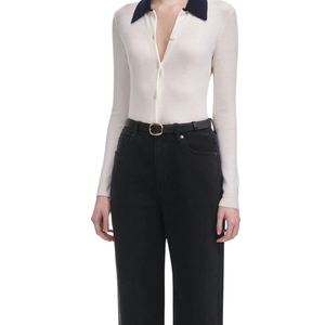 Jeans de mezclilla sólidos de cintura media cómodos para mujer, lavado ligero con cremallera y decoraciones de lentejuelas, estilo bonito - Product Image 3