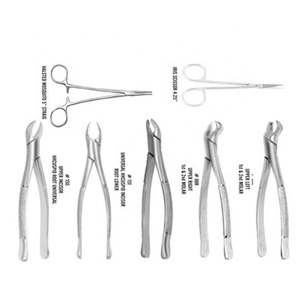 Juego de instrumentos de cirugía dental y oral Manual de acero inoxidable profesional de 24 piezas con casete de esterilización certificado CE ISO - Product Image 4