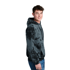 OEM ODM Mens Tie Dye Hoodie Cotton Fleece Pullover Hoodie with Kangaroo Pocket Sudadera con impresión personalizada a granel para hombres - Product Image 4