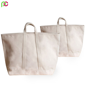 Sac fourre-tout d'épicerie en coton réutilisable écologique Logo de l'entreprise personnalisé imprimé Prix raisonnable du fabricant - Product Image 5