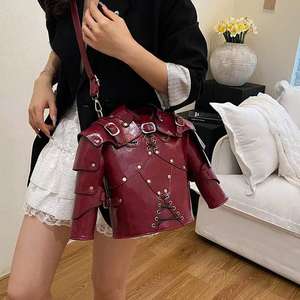 New Vintage Fashionable Niche Knight Pattern Women's Crossbody <b>Bag</b> <b>Large</b> Capacity Versatile for Commuting Spring/summer PU - Product Image 1