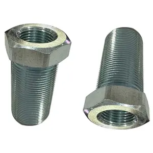 Hexagonal quick connector male to female threaded joint M10 to M16 adapter for slide hammer and dent puller tools