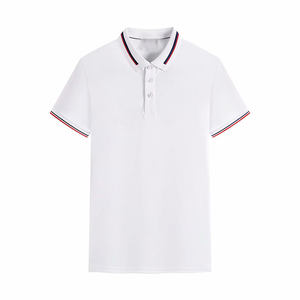 T-shirt en coton avec logo personnalisé OEM, vêtements de travail avec logo brodé, publicité vierge, culturel pour polo - Product Image 4