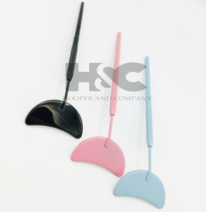 Espejo de pestañas de alta calidad, espejo de maquillaje personalizable, espejo de pestañas de media luna, diferentes formas, visón sostenible, acero inoxidable - Product Image 4