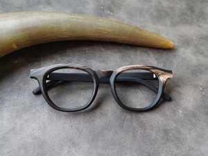 แว่นตาหรูหราดีไซน์แปลกตา กรอบทำจากเขาควาย เป็นมิตรกับสิ่งแวดล้อม ผลิตด้วยมือ แว่นตาออพติคอลทันสมัย ผลิตภัณฑ์งานฝีมือจากธรรมชาติ - Product Image 2