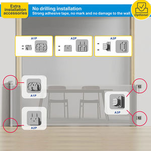 บันได SG025อัจฉริยะสำหรับเด็กพับเก็บได้รั้วกั้นสัตว์เลี้ยงทำจากตาข่ายเพื่อความปลอดภัย - Product Image 5