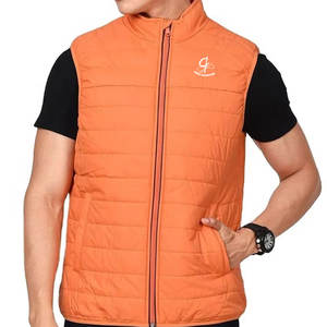 Ropa deportiva, chalecos acolchados cómodos para hombres, chalecos acolchados a prueba de viento con tela de poliéster 100% personalizable - Product Image 1
