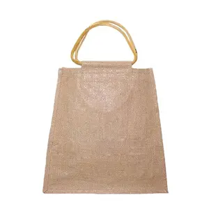 Sacs de jute à des prix raisonnables avec conception personnalisée Sacs de jute laminés en toile de jute imprimés par les fournisseurs en gros