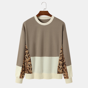 Sudadera Personalizada de Estilo Japonés, 200 g/m², 95% Algodón, Lavada, Cuello Redondo, Hombros Caídos, para Hombre - Product Image 1