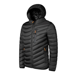 Vente en gros Manteaux de haute qualité pour hommes Grande poche zippée Logo personnalisé Veste pour homme Veste imperméable pour homme - Product Image 5