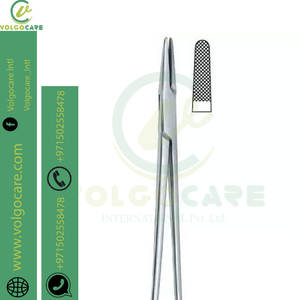 Soporte de aguja de acero inoxidable de 4,75 \ "de calidad superior Estilo único 3 pinzas de aguja Excelente calidad - Product Image 1