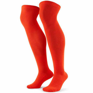 Chaussettes de football longues avec logo personnalisé sur le genou Chaussettes de football antidérapantes à haute compression en vente entière - Product Image 1